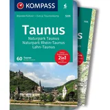 Kompass Karten GmbH KOMPASS Wanderführer Taunus, Naturpark Taunus, Naturpark Rhein-Taunus, Lahn-Taunus, 60 Touren mit Extra-Tourenkarte
