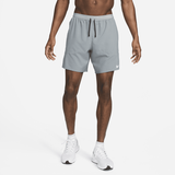 Nike Herren 2in1 Laufshort Dri-FIT Stride 7 grau | XL