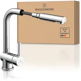 wasserwerk »WK 4, Wasserhahn, Küche, Einhebelmischer«, silberfarben