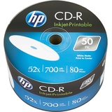 HP CD-R 80min/700MB, 52x, 50er Pack, Printable 50-spindl Bulk