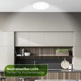 Briloner LED-Panel 1-flg. 33 cm rund weiß