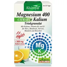 Alsiroyal Magnesium 400 CITRAT + Kalium Trinkgranulat 20 St.