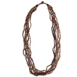 COLLEZIONE ALESSANDRO Lange Kette Larina " in braun | Gr.: onesize,