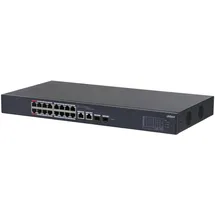 Dahua Switch CS4218-16ET-240 Type L2 Desktop/pedestal 16x10Base-T / 100Base-TX PoE ports 16 DH-CS4218-16E (18 Ports), Netzwerk Switch, Schwarz