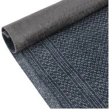 ANRO Schmutzfangmatte Flur Läufer Schmutzfangläufer Fußmatte Teppichläufer Flurteppich Türmatte Meterware Grau 320x80cm