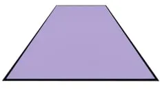 Schmutzfangmatte Colorstar, violett, waschbar, glatter Rücken 746085115150-C48 , Maße (B x T): 85 x 115 cm