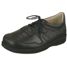 Natural Feet Schnürschuh NATURAL FEET "Karsten XL", Herren, Gr. 42, schwarz, Leder, Synthetik, Schuhe Schnürschuh, mit Stretchmaterial