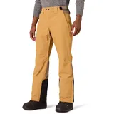 Amazon Essentials Skihose für Herren, wasserdicht, isoliert, schwarz-goldfarben, Größe L