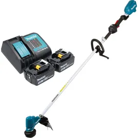 Makita DUR 190 LST2X3 Akku Rasentrimmer 18 V 300 mm Brushless + 2x Akku 5,0 Ah + Ladegerät