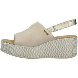 Rieker Plateau-Sandaletten Damen Beige 41