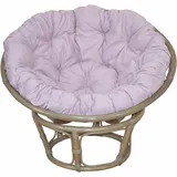 Rattanstuhl HOME AFFAIRE "Buse", bunt (naturgrau, flieder), Ø100cm, Rattan, Stühle, Rattanstuhl, aus handgeflochtenem Rattan