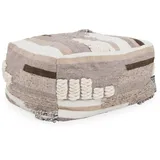 Harper Hocker HARPER Yakka (BHT 80x80x45 cm) - beige - BHT 80x80x45 cm