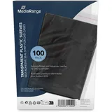 MediaRange CD/DVD-Taschen transparent 14 mm 100er Pack