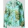 Emily van den Bergh Bluse mit Allover-Muster, Ocean, 38