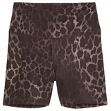 Puma TAD Essential Spotted Haze Short Tight - HW 5, Damen Shorts, braun - L