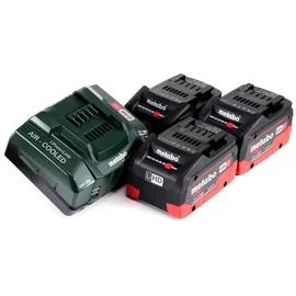 Metabo Basis-Set LiHD 18 V 3 x 5,5 Ah + Schnellladegerät 685074000