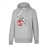 1. FC Köln Hoodie Basic Hoodie Grau S