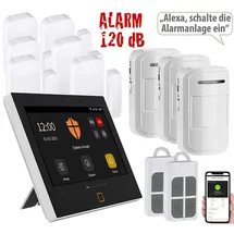 VisorTech 12-teiliges WLAN/4G-Alarmanlage-Set 1 St. Weiß