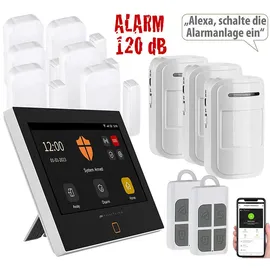 VisorTech 12-teiliges WLAN/4G-Alarmanlage-Set 1 St. Weiß