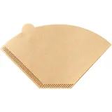 Maxcook 16,5 cm/6,5 Zoll Kaffeefilter, 100 Stück #4 Kegelkaffeefilter 2-4 Tassen Einweg-Kaffeefilter Ungebleichtes Natur-#4-Filterpapier