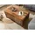 MASSIVMOEBEL24.DE Couchtisch Ancona Braun Sheesham 115 x 60 x 45 cm