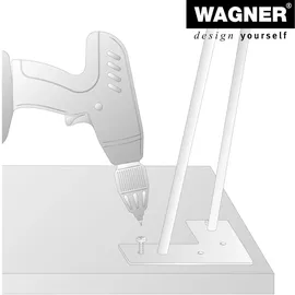 wagner® design yourself 4 WAGNER® design yourself HAIRPIN ST 8275 Tischbeine gold