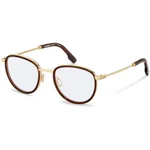 Rodenstock Brillengestell (Model R8034) für Herren, Rounded, gefertigt aus Titanium (inklusive Brillenetui)