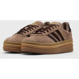 adidas Gazelle Bold Stone Khaki / Cream White / Gold Metallic 39 1/3