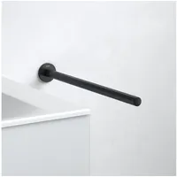 Keuco Handtuchstange Plan, aus Metall, schwarz beschichtet, einarmig, starr,