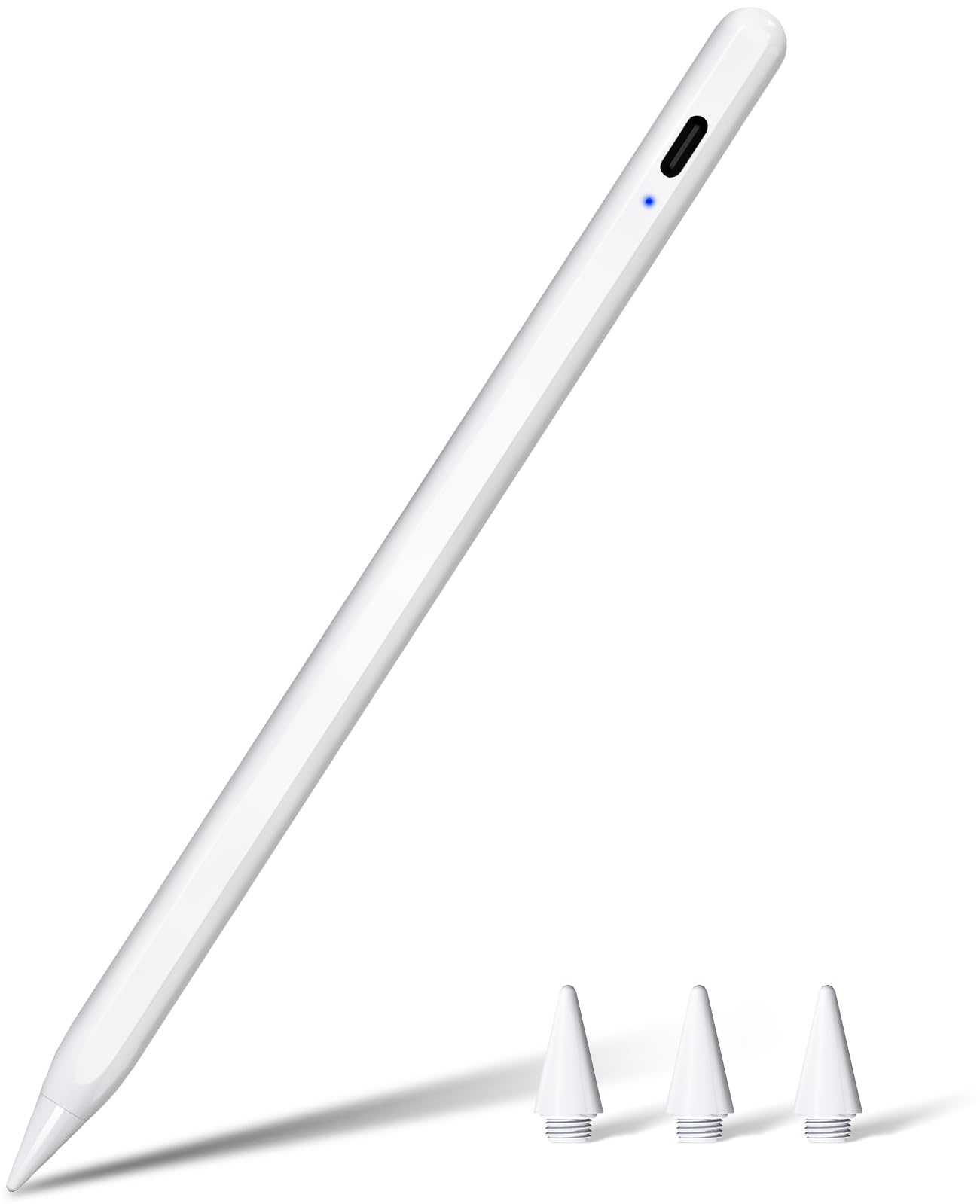 iPad Pencil 2. Generation (10 Min Schnellladung), 2024 Professional iPad Stift iPad Pen USB C mit Handfläche Ablehnung & Neigung, Eingabestift Pencil für iPad 6-10, Air 3-5, Mini 5-6, Pro 11/12.9"