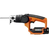 Worx WX540 2 in 1, Säbelsäge Stichsäge Pendelhubsäge inkl. 12V Akku und Koffer