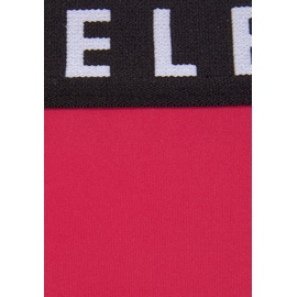 Elbsand Bügel-Bikini, mit kontrastfarbenen Markenschriftzügen, rot