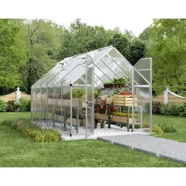 CANOPIA Gewächshaus Essence Alu silber 367 x 244 cm