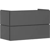 Hansgrohe Xilesa E Waschtischunterschrank 2 Schubkästen, Schiefergrau matt