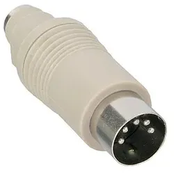 InLine Tastatur-Adapter, 5pol DIN-Stecker auf PS/2 Buchse