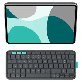 Logitech Flip Folio für iPad Pro (M4)/Air (M2/M3/5th Gen) Grau