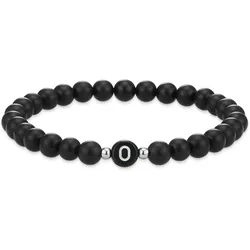 Eastside Armband Buchstaben Achat in Schwarz 