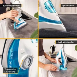 First Austria Dampfbügeleisen 2290 blau