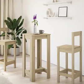 vidaXL Bartisch Sonoma-Eiche 51 x 50 x 103,5 cm Braun