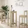 vidaXL Bartisch Sonoma-Eiche 51 x 50 x 103,5 cm Braun