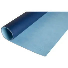 Exacompta Schreibunterlage 29164E marineblau/himmelblau, Kunstleder blanko, 90 x 43cm