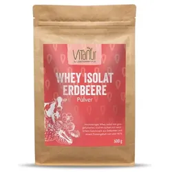 Vitanur Whey Isolat Pulver Erdbeere 600g