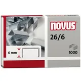 Novus Heftklammern 26/6 1000 St.
