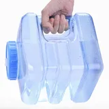 Ceolup 5L Camping Wasserkanister Tragbarer Mit Deckel - Trinkwasserkanister BPA-frei Kunststoff Auto Wasserbehälter Camping Wassertank Für Fahrzeug Camping Picknick Outdoor BBQ Und Lange Reise