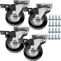 SOTech Möbelrolle 4 Stück Ø 50 mm 5,0 x 2,05 x 6,4 cm