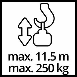 Einhell Lasthaken Stahl 15,6 kg rot