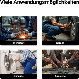 Wiltec Gewindelehre für Bolzen und Muttern 28 cm