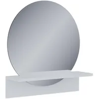 Vicco Badezimmerspiegel Elyra, Weiß, 50 x 54.5 cm mit Ablage, Model 58386 - Weiß