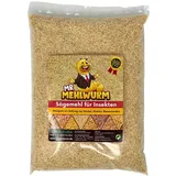 Mr. Mehlwurm 1 Liter Sägemehl (fein) für lebende Insekten - für die Haltung von Maden, Bienenmanden, Mehlwürmer, Pinkies - einfach frisch halten