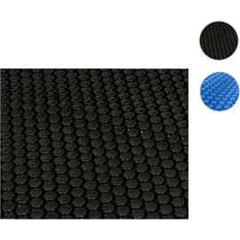 MCW Pool-Abdeckplane Solarplane rechteckig schwarz 6x4m